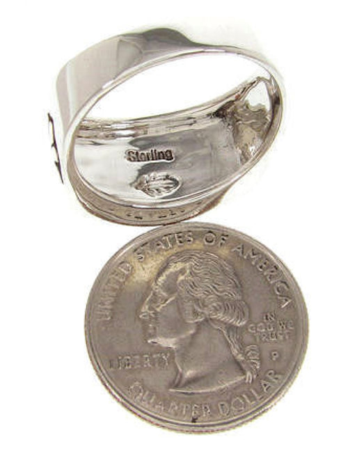 Native American Design Jewelry Multicolor Ring Size 12-1/2 YS67295