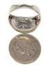 Multicolor Native American Design Silver Ring Size 12-1/4 YS67310