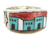 Silver Multicolor Native American Design Ring Size 12-1/2 YS67313