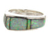 Sterling Silver Southwesten Opal Inlay Ring Size 8 YS58861