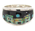 Silver Multicolor Native American Design Ring Size 8-1/2 JW65694