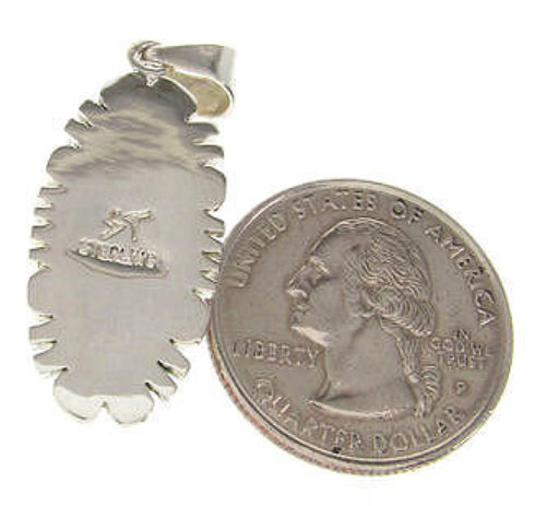 Turquoise Southwestern Sterling Silver Pendant PS58972