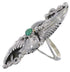 Turquoise Southwest Sterling Silver Ring Size 5-1/2 OS59026