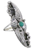Silver Turquoise Southwestern Ring Size 6 OS59050