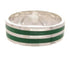 Malachite Southwestern Inlay Ring Band Size 6-1/4 PS599877