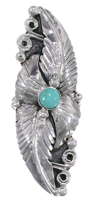 Turquoise Jewelry Sterling Silver Ring Size 7-1/2 VS60846