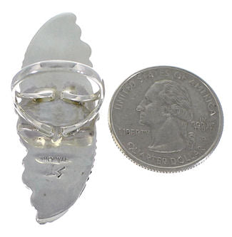 Turquoise Jewelry Sterling Silver Ring Size 7-1/2 VS60846