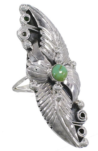 Turquoise Sterling Silver Southwest Ring Size 4 3/4 VS60909