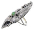 Turquoise Sterling Silver Southwest Ring Size 4 3/4 VS60909