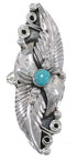 Turquoise Sterling Silver Ring Size 7-1/2 VS60913