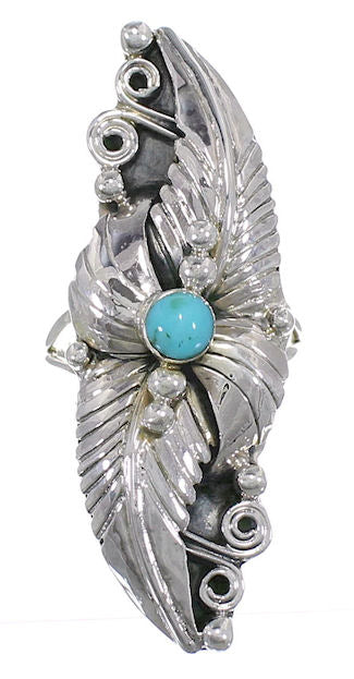 Turquoise And Sterling Silver Southwest Ring Size 9 VS60924