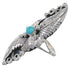Southwest Turquoise and Sterling Silver Ring Size 5-1/2 VS60933