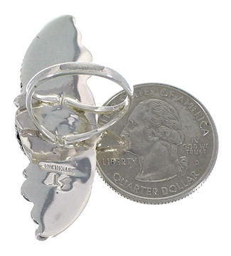 Southwest Turquoise and Sterling Silver Ring Size 5-1/2 VS60933