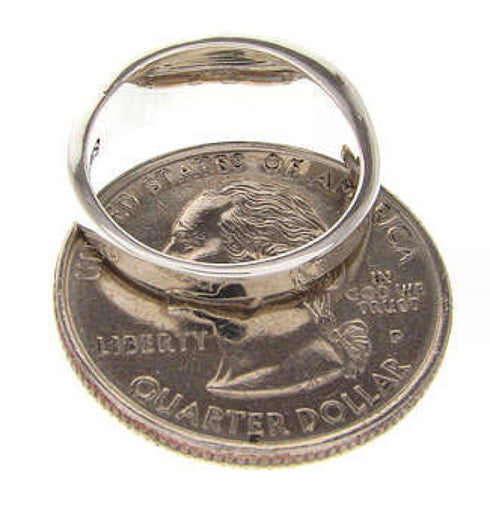 Southwest Sterling Silver Opal Inlay Jewelry Ring Size 6 YS59377