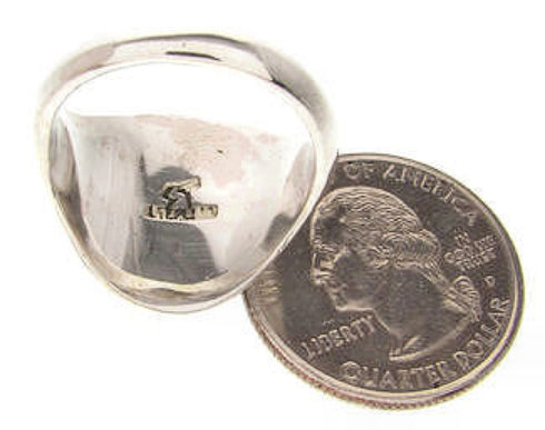 Turquoise Southwest Sterling Silver Ring Size 8-1/2 PS62521