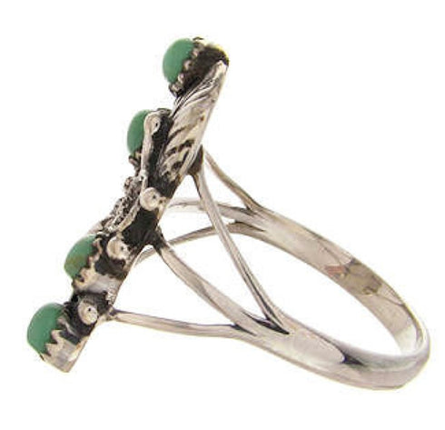 Southwest Sterling Silver Turquoise Ring Size 5-3/4 YS60643