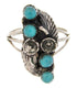 Turquoise Jewelry Sterling Silver Ring Size 5-3/4 YS60674