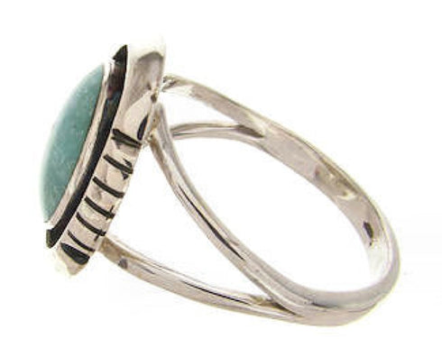Southwest Silver Turquoise Jewelry Ring Size 5-1/4 YS60514