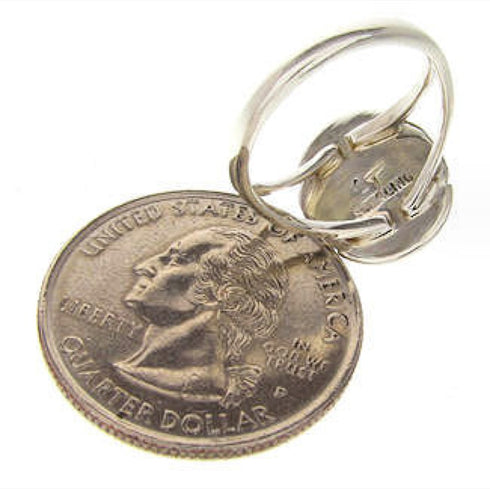 Southwest Silver Turquoise Jewelry Ring Size 5-1/4 YS60514