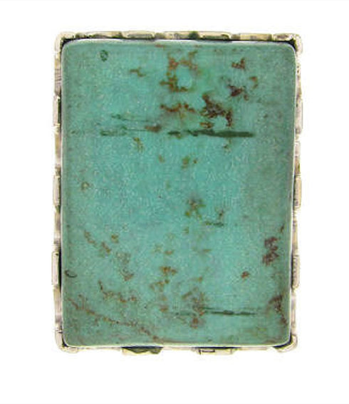 Southwest Silver and Turquoise Ring Size 6-1/4 YS60447