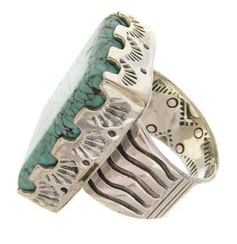 Southwest Silver and Turquoise Ring Size 6-1/4 YS60447