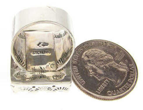 Southwest Silver and Turquoise Ring Size 6-1/4 YS60447