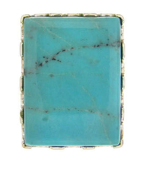 Turquoise Sterling Silver Jewelry Ring Size 6-1/4 YS60465
