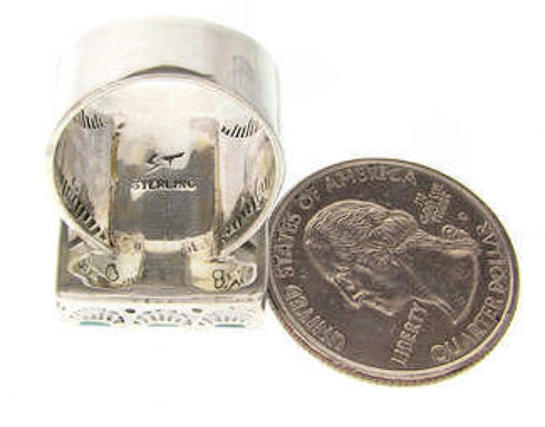 Turquoise Sterling Silver Jewelry Ring Size 6-1/4 YS60465