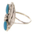 Sterling Silver Turquoise Ring Size 5-1/4 OS58727