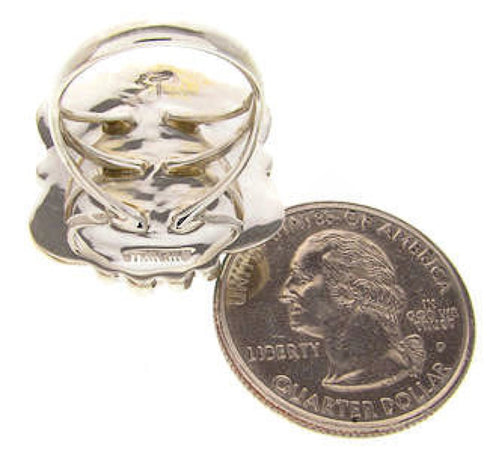 Sterling Silver Turquoise Southwestern Jewelry Ring Size 5-1/4 OS58948