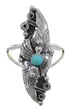 Turquoise Sterling Silver Southwest Jewelry Ring Size 7-1/2 YS60243