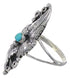 Turquoise Sterling Silver Southwest Jewelry Ring Size 7-1/2 YS60243