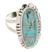 Sterling Silver And Turquoise Southwestern Ring Size 6-3/4 YS60114