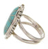 Turquoise Southwestern Sterling Silver Jewelry Ring Size 6-1/4 YS60142