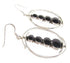 Southwestern Jet Sterling Silver Earrings PS60448