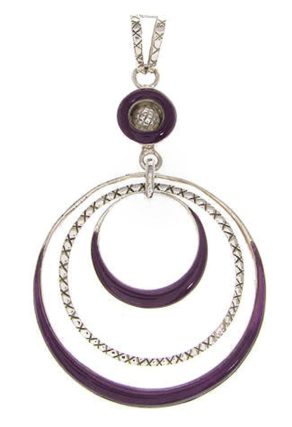 Sugiltie Inlay Sterling Silver Dangle Pendant PS60253