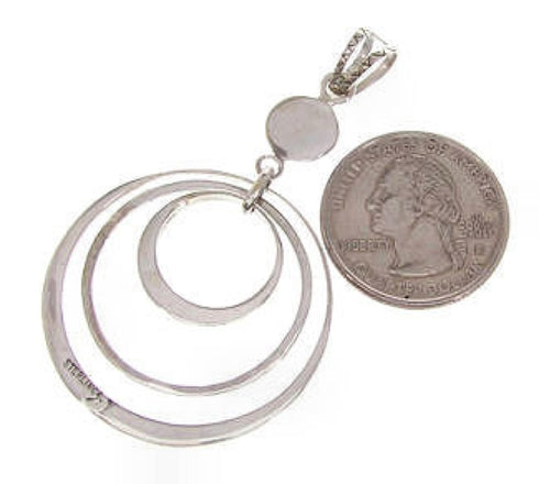 Turquoise Inlay Southwestern Sterling Silver Pendant PS60255