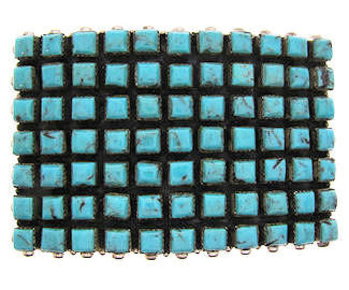 Sterling Silver Turquoise and Southwest Jewelry Belt Buckle YS59922