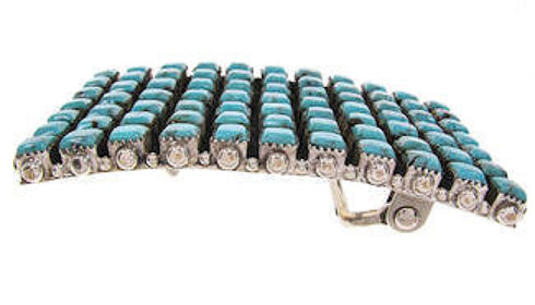 Sterling Silver Turquoise and Southwest Jewelry Belt Buckle YS59922