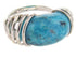 Silver Turquoise Jewelry Southwest Ring Size 5 YS60915