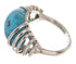 Silver Turquoise Jewelry Southwest Ring Size 5 YS60915