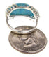 Silver Turquoise Jewelry Southwest Ring Size 5 YS60915