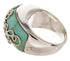 Southwestern Sterling Silver Turquoise Jewelry Ring Size 6-1/4 YS60989