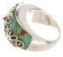 Southwestern Silver and Turquoise Jewelry Ring Size 6-1/4 YS61038