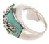 Silver Turquoise Jewelry Southwestern Ring Size 4-3/4 YS61070
