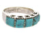 Turquoise Southwest Silver Ring Size 6-1/4 MW63953