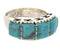 Turquoise Jewelry Southwest Sterling Silver Ring Size 6-1/4 MW63984