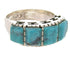 Turquoise Jewelry Southwest Sterling Silver Ring Size 6-1/4 MW63984