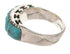Turquoise Jewelry Southwest Sterling Silver Ring Size 6-1/4 MW63984