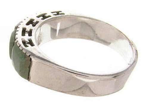 Southwest Jewelry Turquoise Silver Ring Size 6-3/4 MW64042